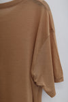 BASERANGE Classic Bamboo Fiber Bamboo Cotton Loose T-shirt Series Collection Round Neck Bottoming Shirt France BAS-TOLO-BL-000-AURAL